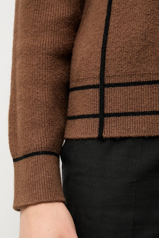 Answear.LAB sweter z kaszmirem 2685.fh brązowy