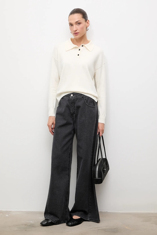 Answear.LAB sweter z kaszmirem 2705.fh beżowy WA25