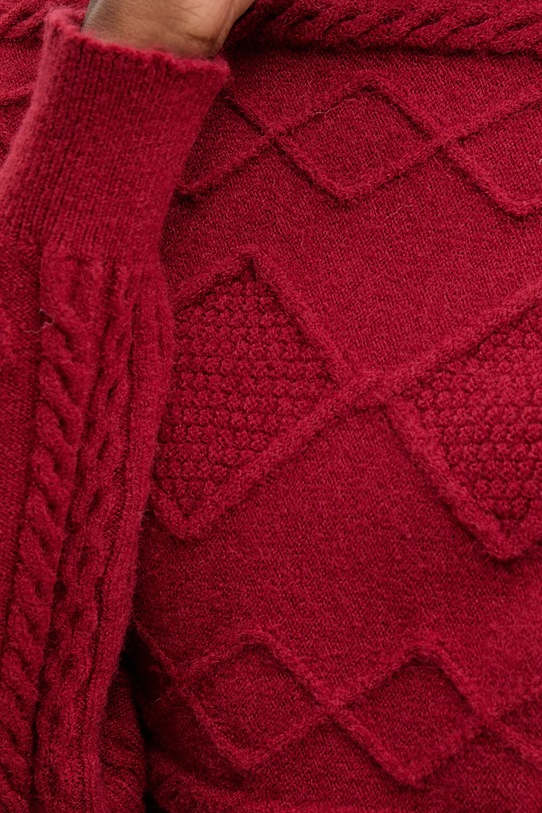 Answear.LAB sweter z kaszmirem 2722.fh czerwony