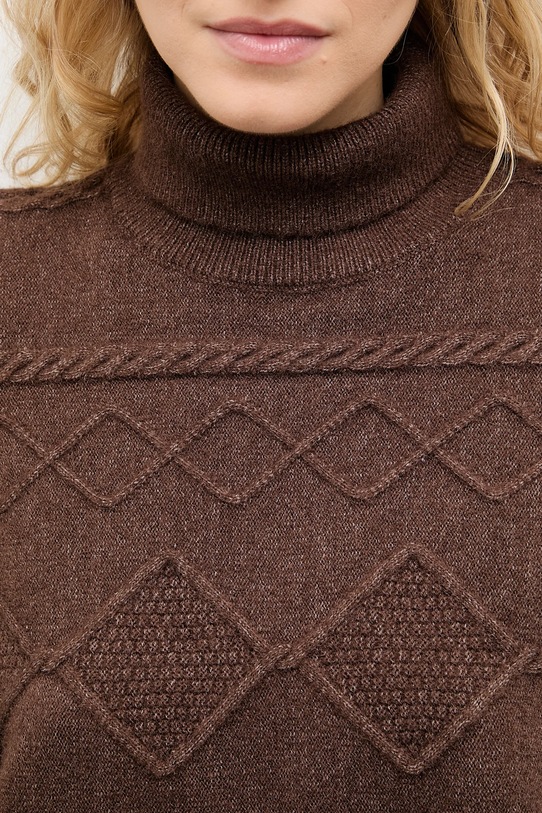 Answear.LAB sweter z kaszmirem 2722.fh brązowy