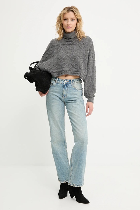 Answear.LAB sweter z kaszmirem 2722.fh szary WA25