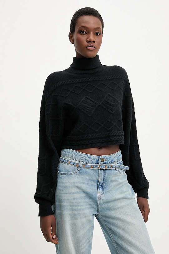 Answear.LAB sweter z kaszmirem czarny 2722.fh