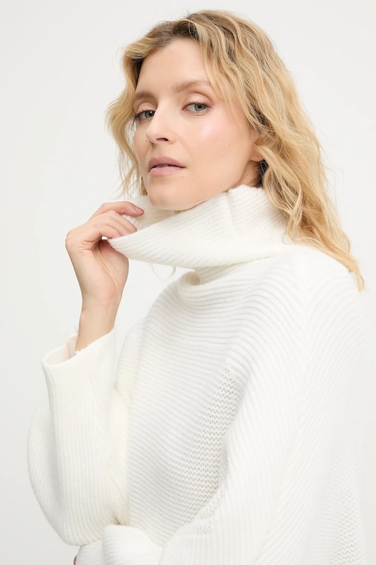 Answear.LAB sweter z kaszmirem beżowy 2723.fh
