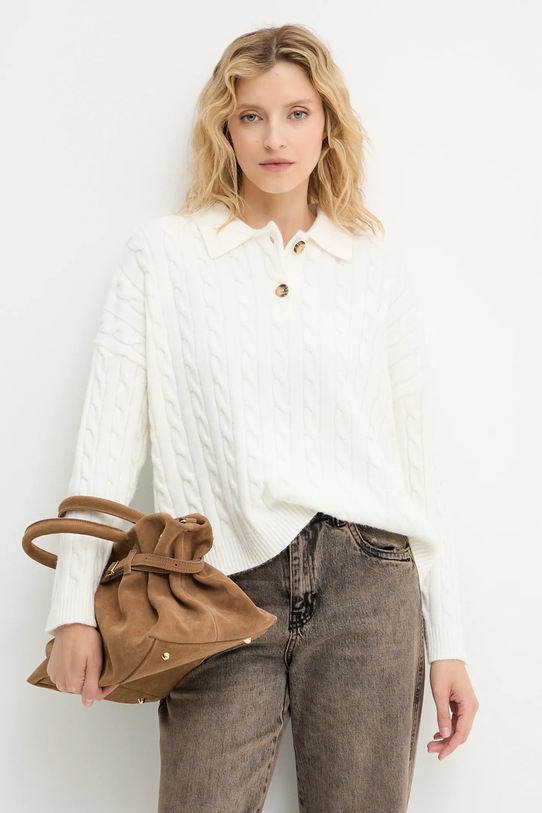 Answear.LAB sweter z kaszmirem 2726.fh beżowy WA25