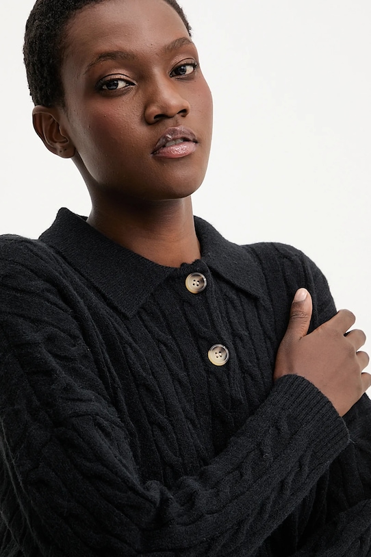 Светр з кашеміром Answear.LAB середньої щільності чорний 2726.fh