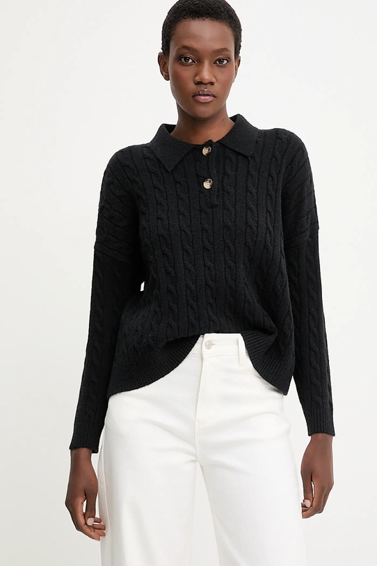 Answear.LAB sweter z kaszmirem czarny 2726.fh