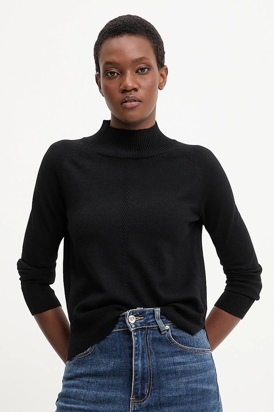 Answear.LAB sweter z kaszmirem czarny 2741.fh