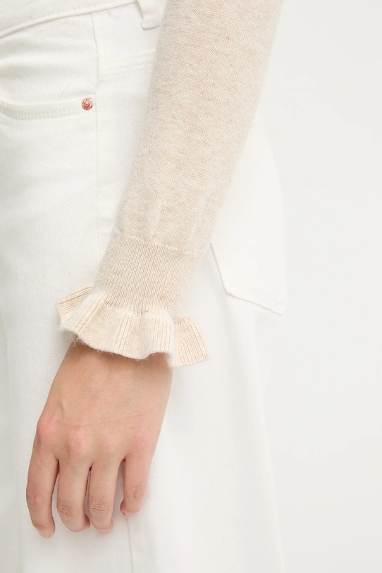 Answear.LAB sweter z kaszmirem ASF2771.fh beżowy