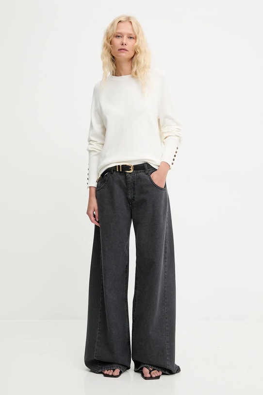 Answear.LAB sweter z wełną ASF2359.fh beżowy WA25