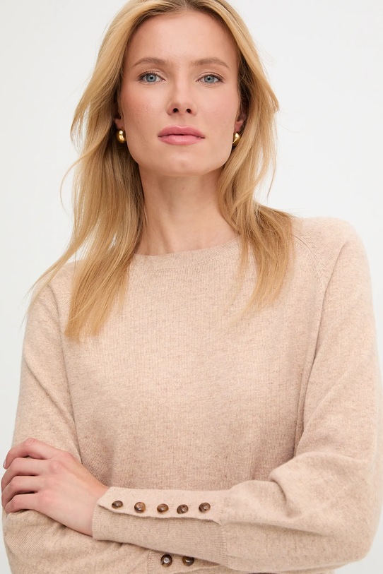 Answear.LAB sweter z wełną brązowy ASF2359.fh