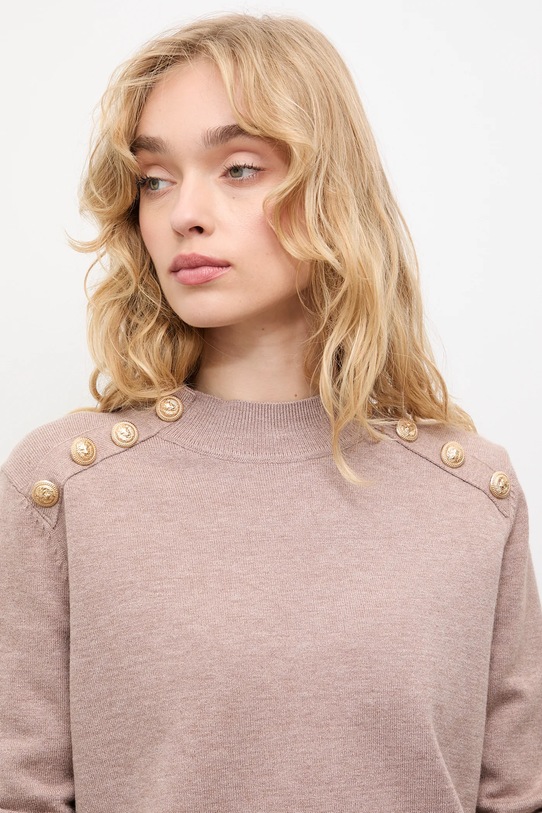 Answear.LAB sweter z kaszmirem beżowy 2656.fh