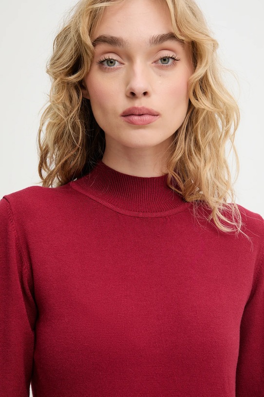 Answear.LAB sweter z kaszmirem czerwony ASF2622.wf2407.fh