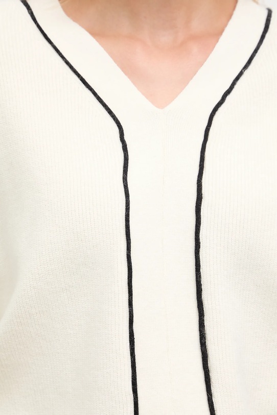 Answear.LAB sweter z kaszmirem i jedwabiem 2691.fh beżowy