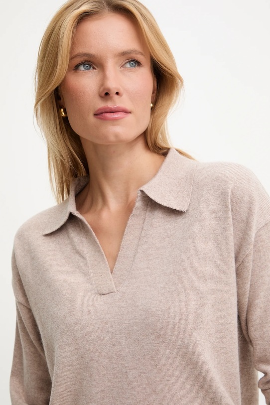 Answear.LAB sweter z kaszmirem beżowy 2695.fh