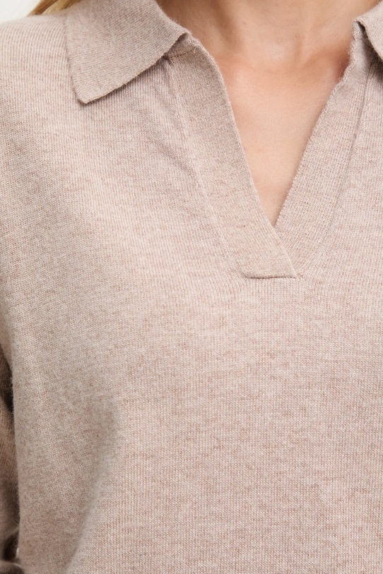 Answear.LAB sweter z kaszmirem 2695.fh beżowy