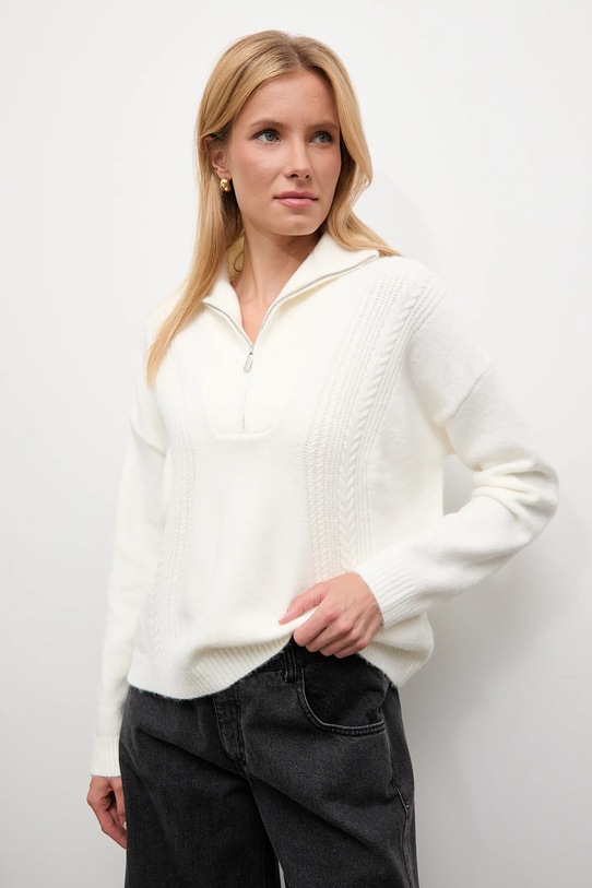 Answear.LAB sweter z kaszmirem beżowy 2713.fh