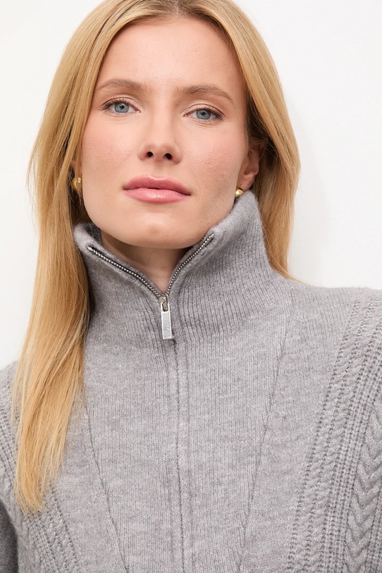 Answear.LAB sweter z kaszmirem 2713.fh szary