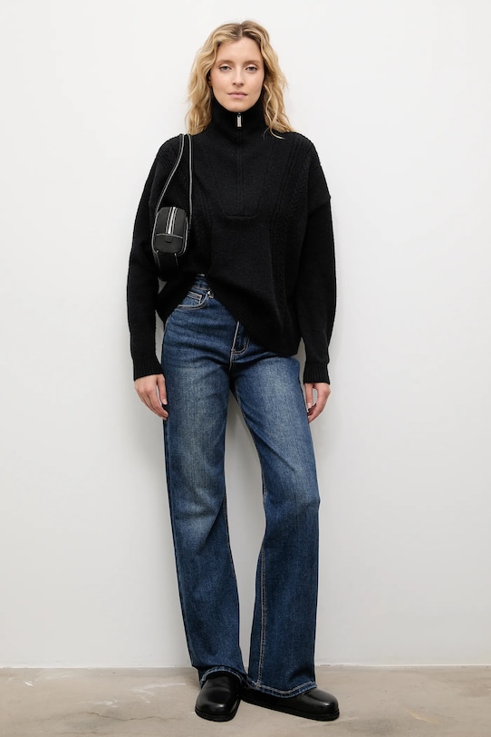 Светр з кашеміром Answear.LAB 2713.fh чорний WA25