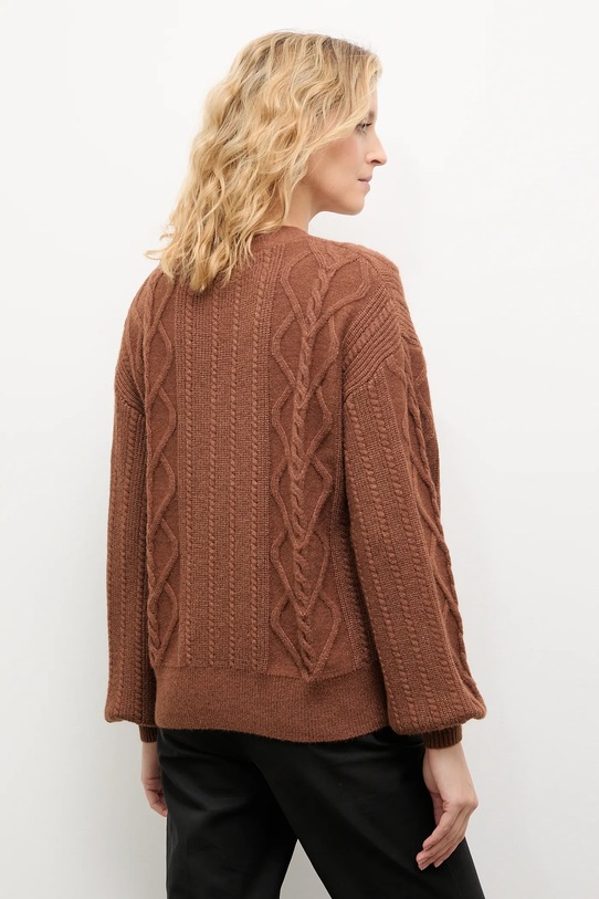 Îmbrăcăminte Answear.LAB cardigan din cașmir 2716.fh maro