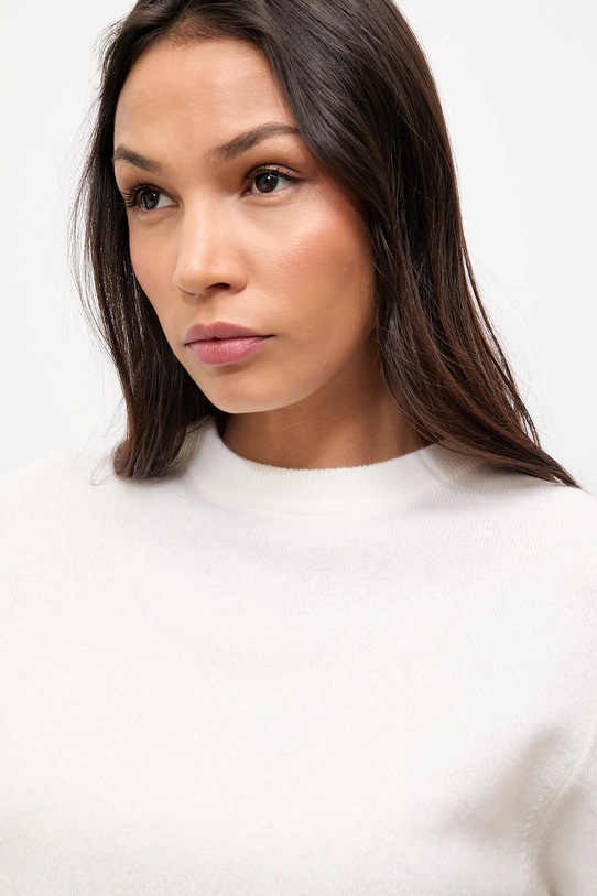 Answear.LAB sweter wełniany beżowy WA25-SWD021