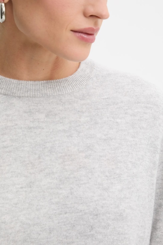 Answear.LAB sweter wełniany WA25-SWD021 szary