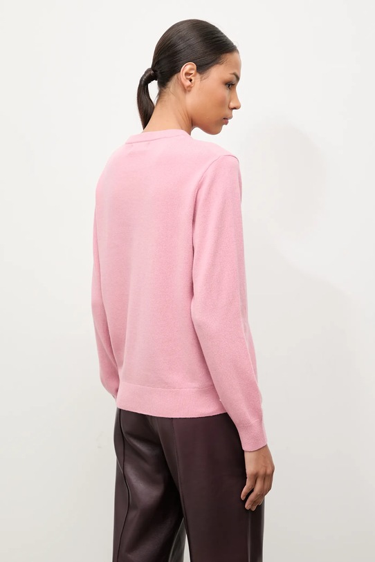 Odzież Answear.LAB sweter wełniany WA25-SWD021 różowy