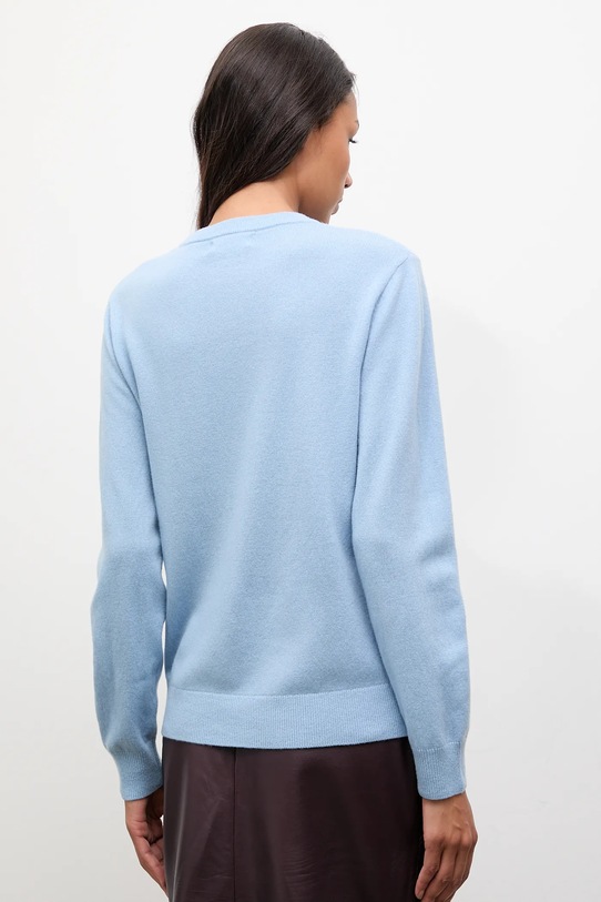 Odzież Answear.LAB sweter wełniany WA25-SWD021 niebieski