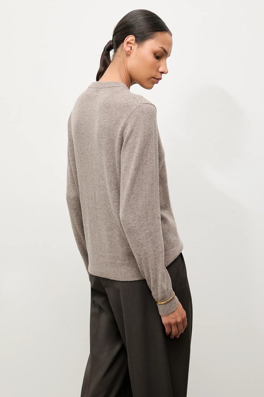 Odzież Answear.LAB sweter wełniany WA25-SWD021 brązowy