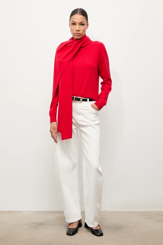Answear.LAB pulover de lana subtiri rosu WA25-SWD022