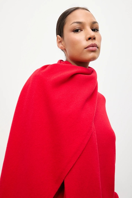 Answear.LAB sweter wełniany WA25-SWD022 czerwony