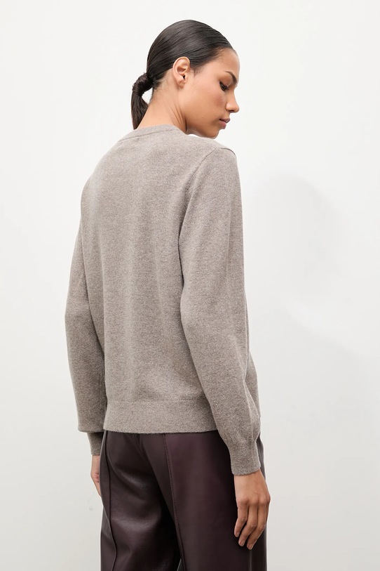 Odzież Answear.LAB sweter wełniany WA25-SWD023 brązowy