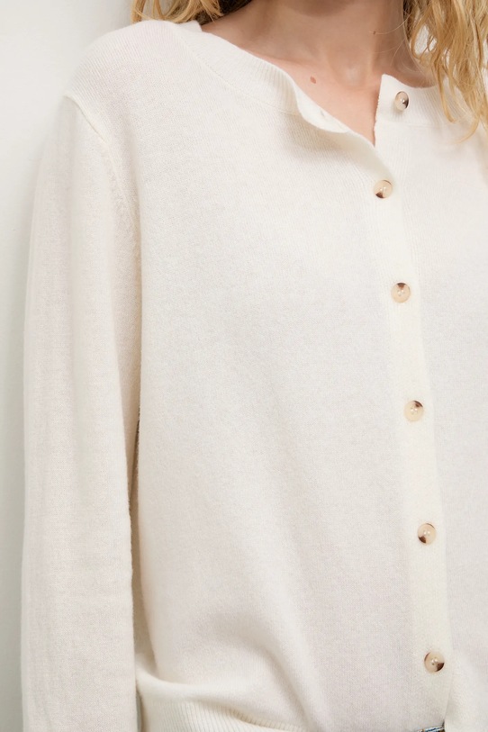 Answear.LAB kardigan z wełny merino z szalem WA25-SWD025