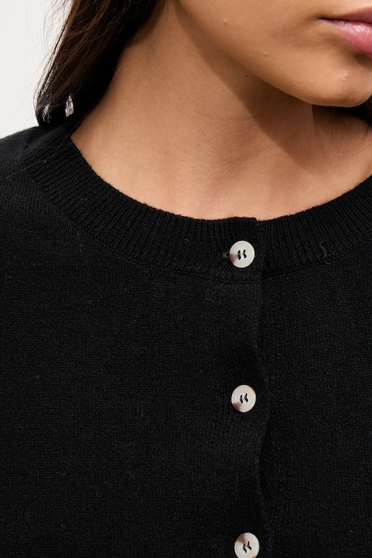 Answear.LAB kardigan z wełny merino z szalem WA25-SWD025