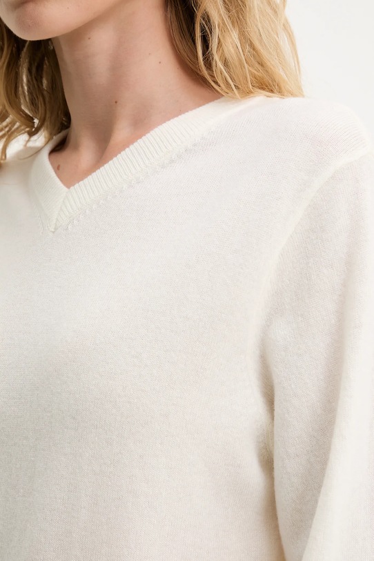Answear.LAB sweter wełniany WA25-SWD027 beżowy