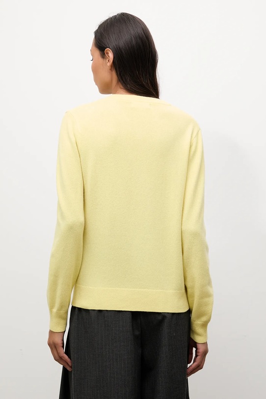 Odzież Answear.LAB sweter wełniany WA25-SWD027 żółty
