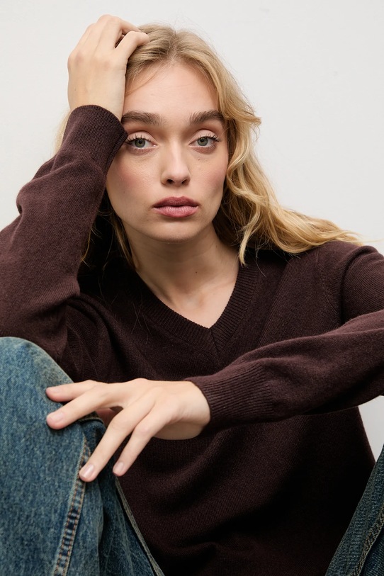 Answear.LAB sweter wełniany WA25-SWD027