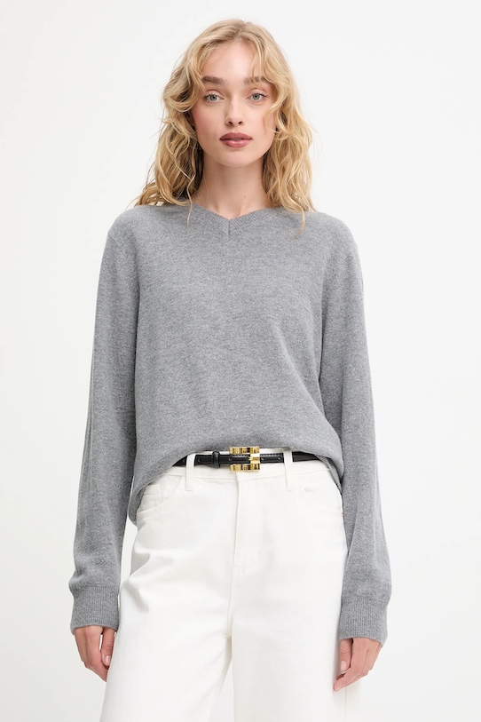 Pulover od merino vune Answear.LAB siva WA25-SWD027