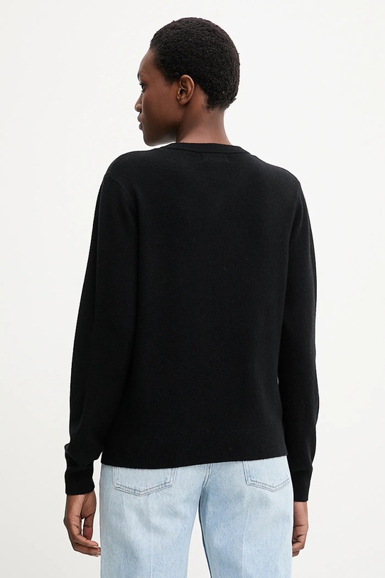 Odzież Answear.LAB sweter wełniany WA25-SWD027 czarny