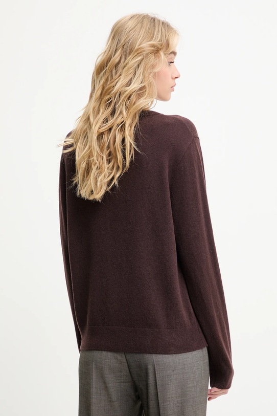 Odzież Answear.LAB sweter wełniany WA25-SWD028 brązowy