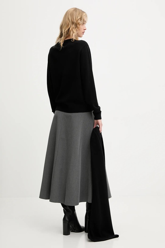 Odzież Answear.LAB sweter wełniany WA25-SWD028 czarny