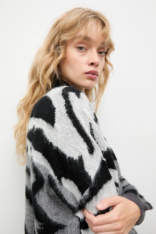 Answear.LAB sweter z dodatkiem wełny lu1115 szary