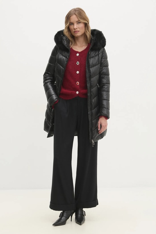 Answear.LAB sweter z wełną lu2411 bordowy WA25