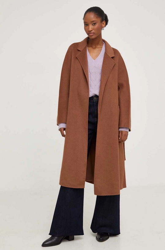 Answear.LAB sweter z dodatkiem wełny lu4410.FWK fioletowy WA25