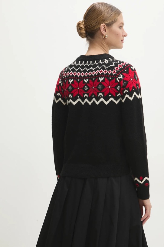 Odzież Answear.LAB sweter z dodatkiem wełny lu6002.fh czarny