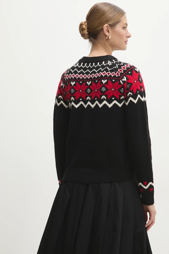 Odzież Answear.LAB sweter z dodatkiem wełny lu6002.fh czarny