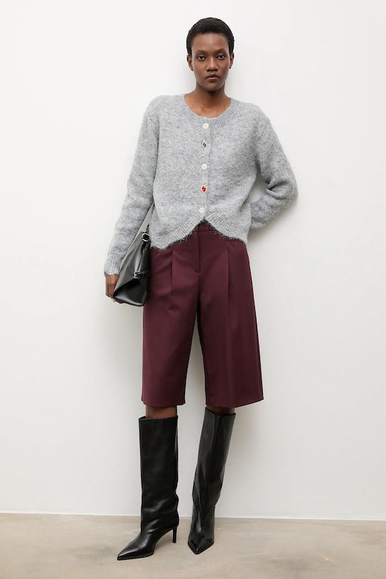 Vuneni kardigan Answear.LAB lu2411.fh siva WA25