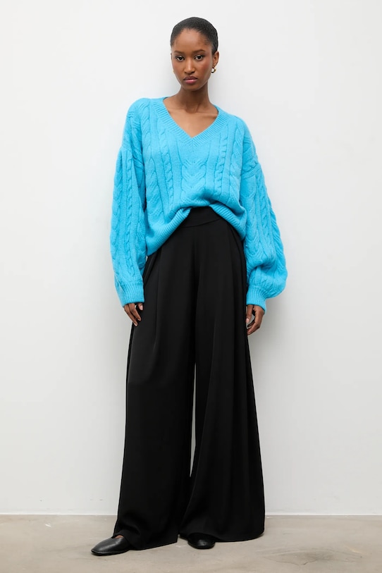 Answear.LAB sweter z wełną lu4410.fh niebieski WA25