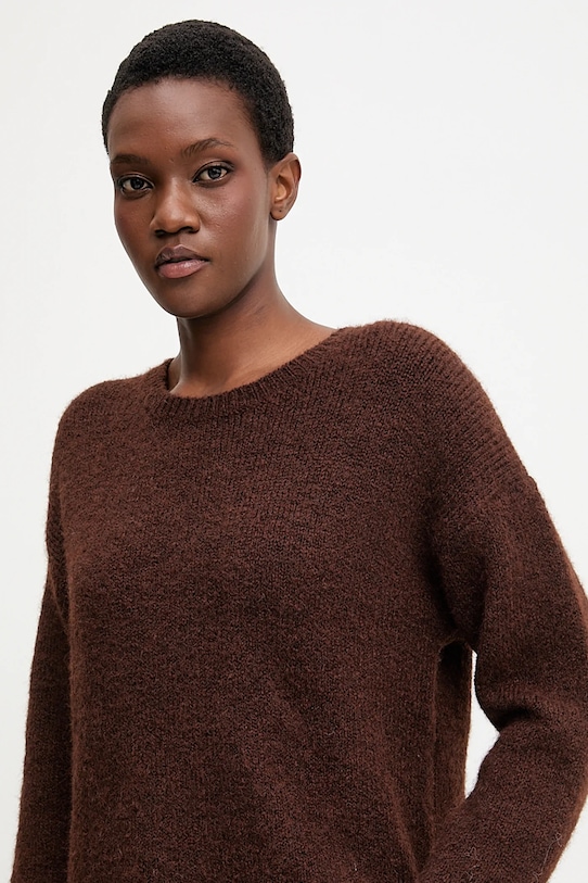 Answear.LAB sweter z wełną brązowy 2521.FH