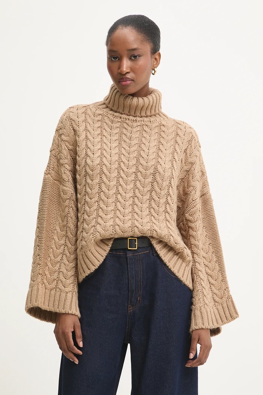 Odzież Answear.LAB sweter 3598.TOS beżowy