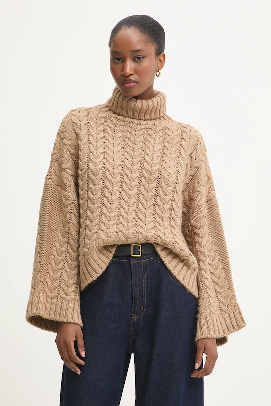 Odzież Answear.LAB sweter 3598.TOS beżowy